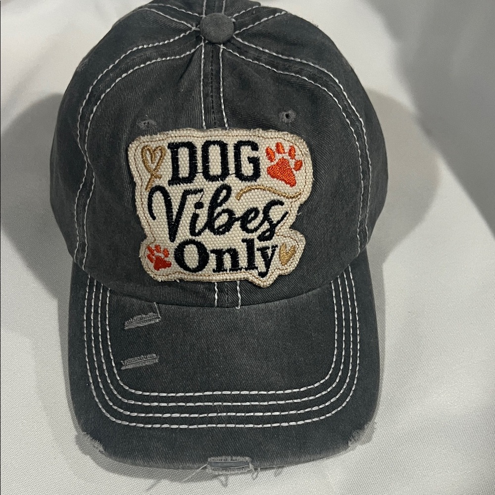 Dog Vibes Only Black Cap